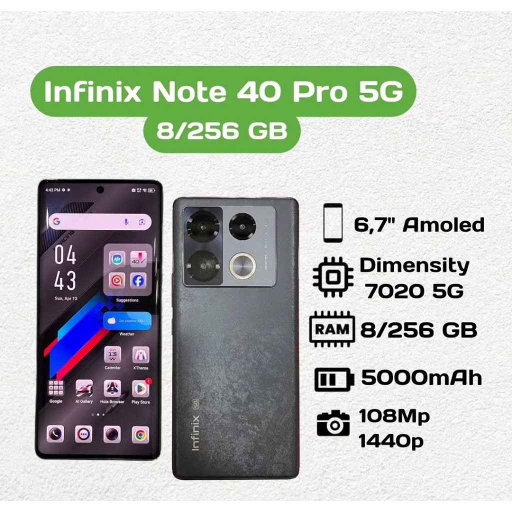 Infinix Note 40 Pro 5G 8/256 GB Second