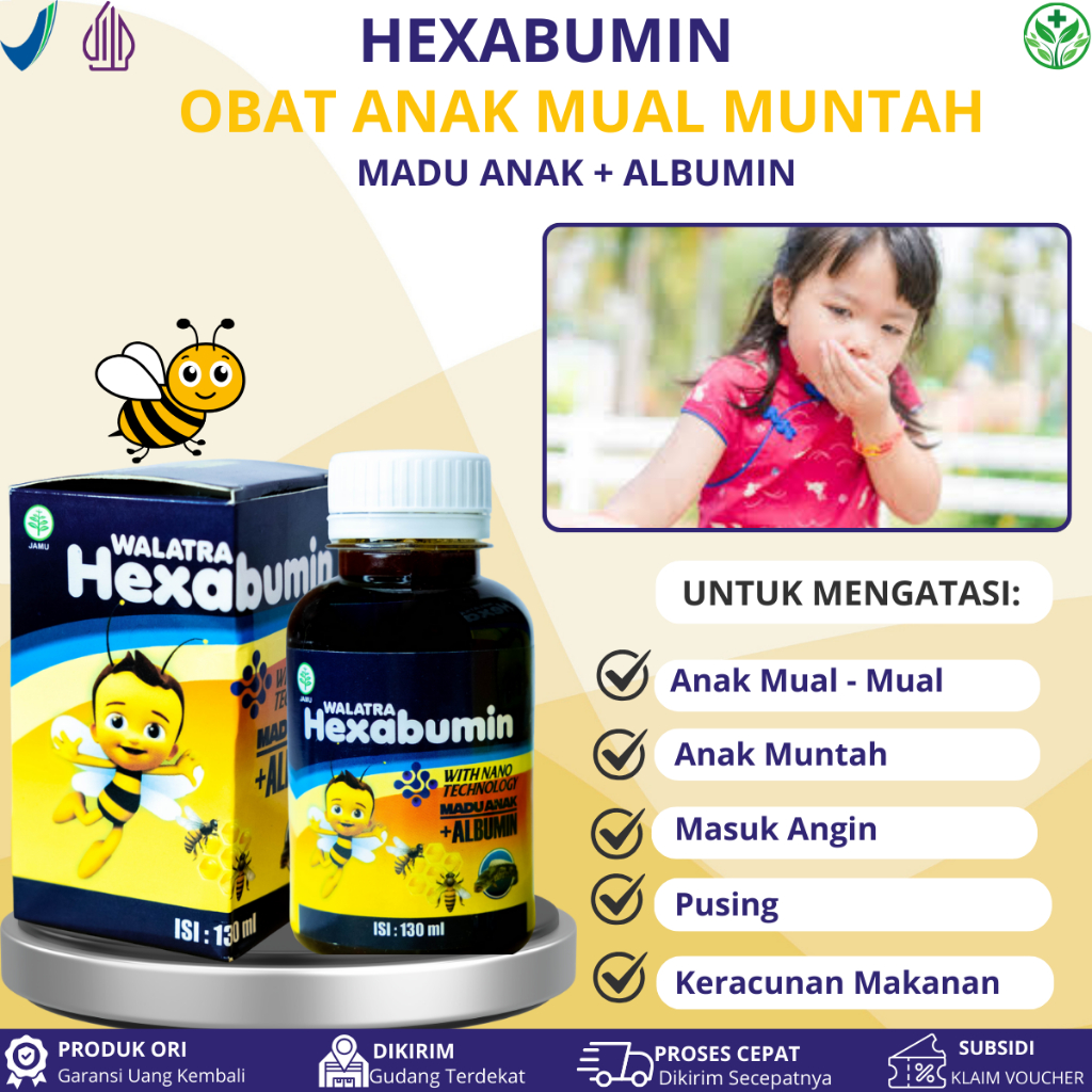 Obat Anak Mual - Mual, Anak Muntah, Mual Setelah Makan, Mual Karena Asam Lambung, Pusing, Keracunan 