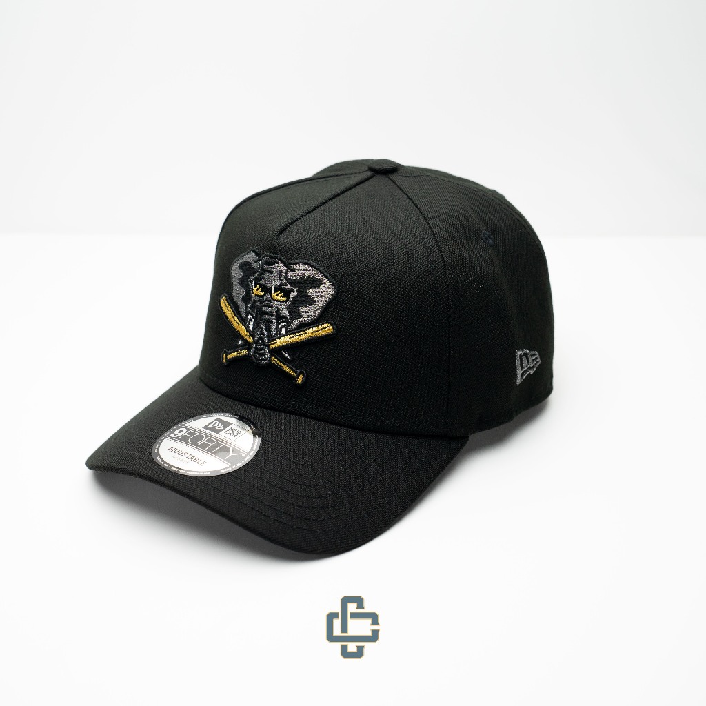 TOPI NEW ERA ORIGINAL 940 A FRAME OAKLAND ATHLETICS LOGO BLACK