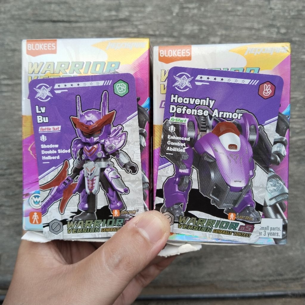 Blokees Buluke Hero Infinity Herospire Warrior Version 05 Lu Bu & Heavenly Defense Armor Set