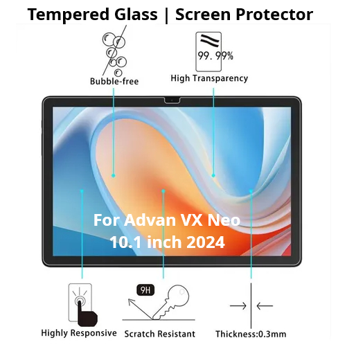 Antigores Advan VX NEO 10.1"inch 2024 / Tempered Glass Advan VX NEO / Anti gores Advan VX NEO  Advan