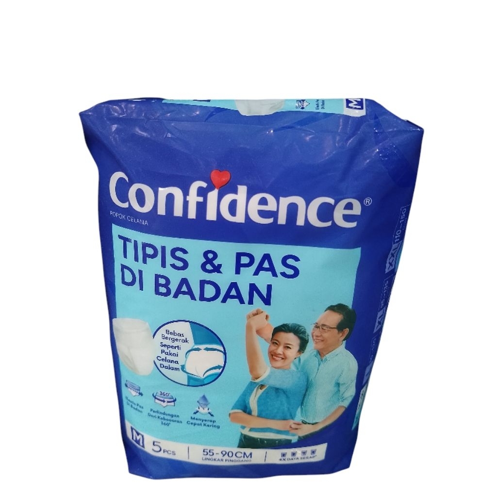 POPOK / POPOK CELANA DEWASA / PAMPERS DEWASA / CONFIDENCE TIPIS DAN PAS DI BADAN / CONFIDENCE POPOK 