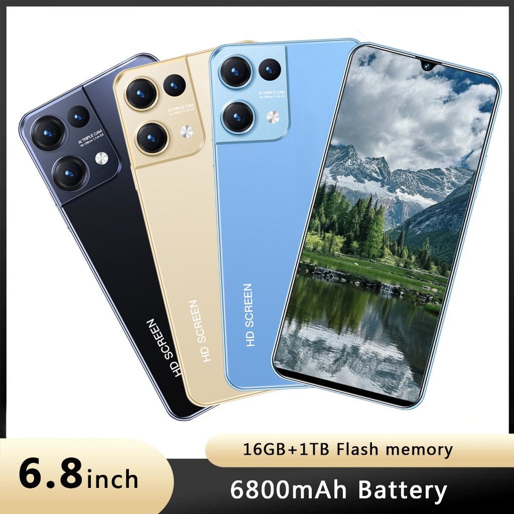 K70 Ultra Smartphone 5G RAM 16GB ROM 1TB Layar 6.8" Baterai 6800mAh Android 14 Dual SIM