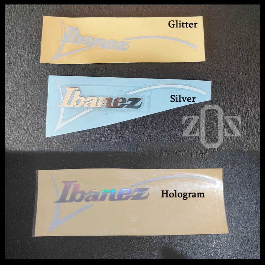 Decal Stiker Sticker Headstock Gitar Guitar Ibanez