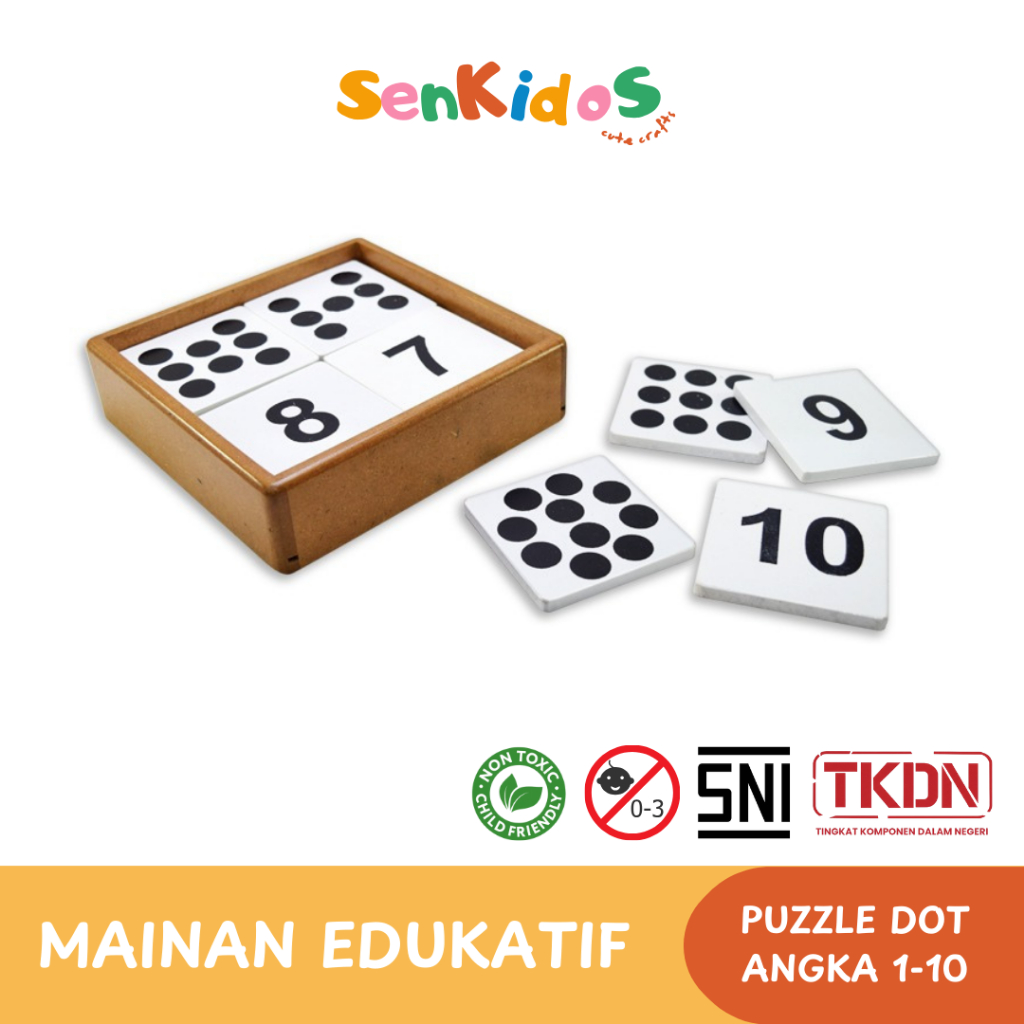 SKEToys - Puzzle Dot Angka 1-10