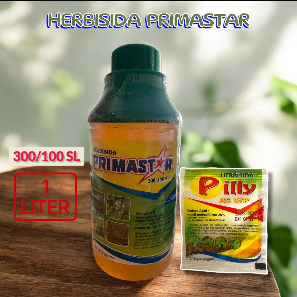 HERBISIDA PRIMASTAR 300/100 SL (1 LITER) + PILLY 5 GRAM