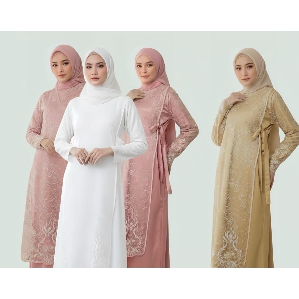 AMEERA DRESS//GAMIS OUTER LEPAS