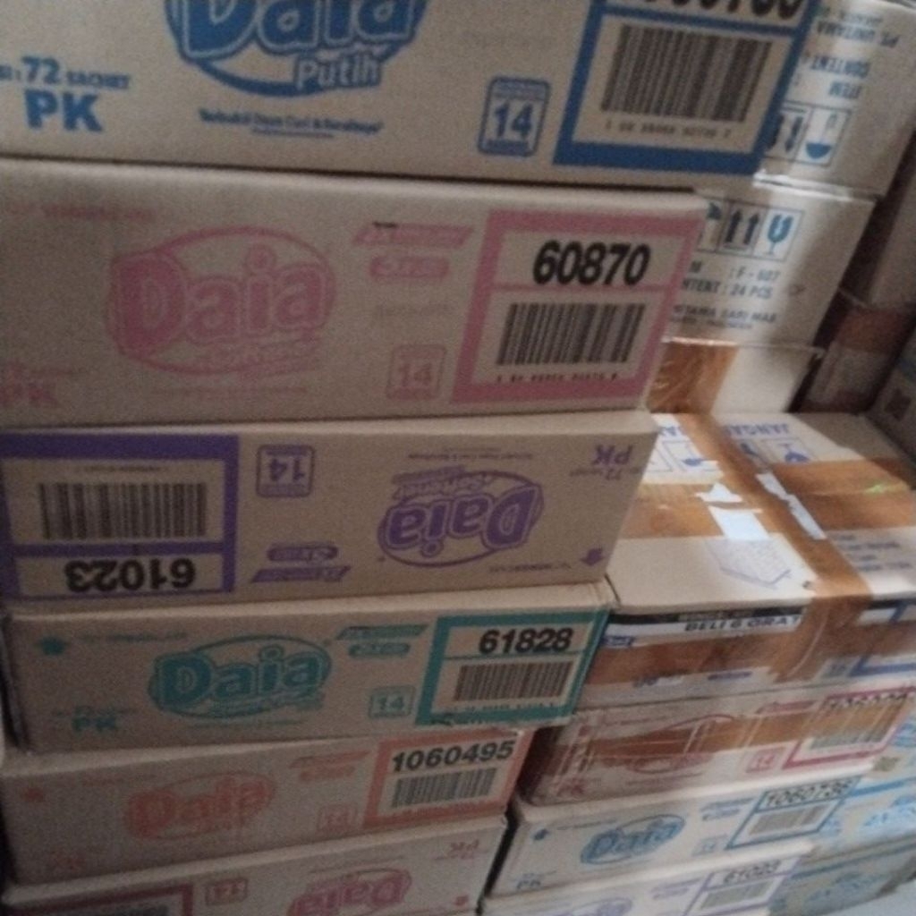 Daia Renceng,(1 Dus isi 12renceng), Barang Kirim RENDOM