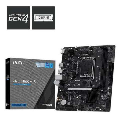 MSI PRO H610M-S DDR5 LGA1700