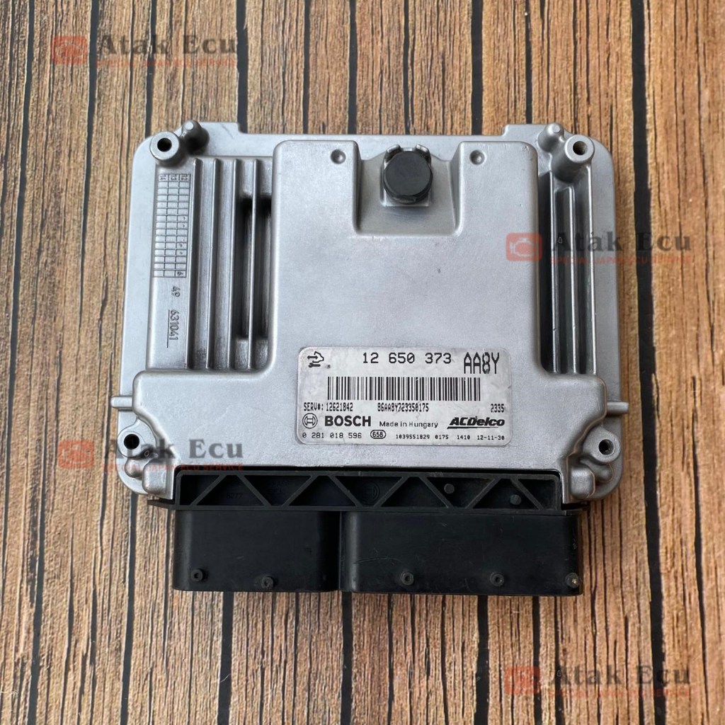 ECU Chevrolet Colorado Trailblazer kode AA8Y - Bosch 12650373 0281018596 ACDelco ECM
