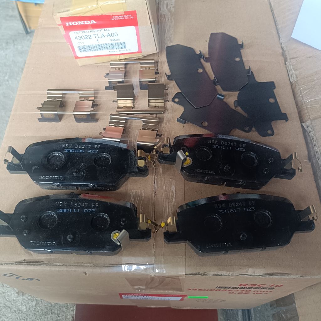 Kampas Rem Belakang Honda CRV Turbo All New 2018 43022-TLA-A00