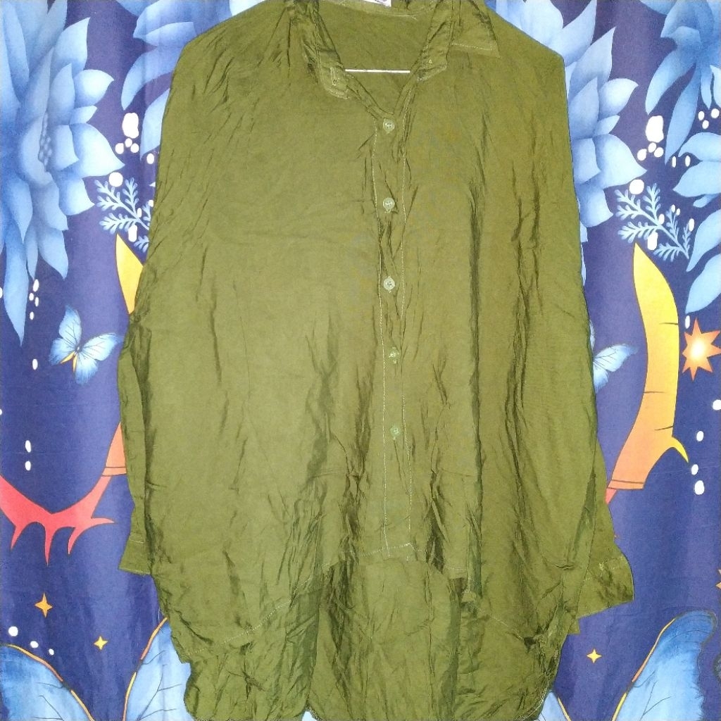 [SECOND] Kemeja Wanita Army