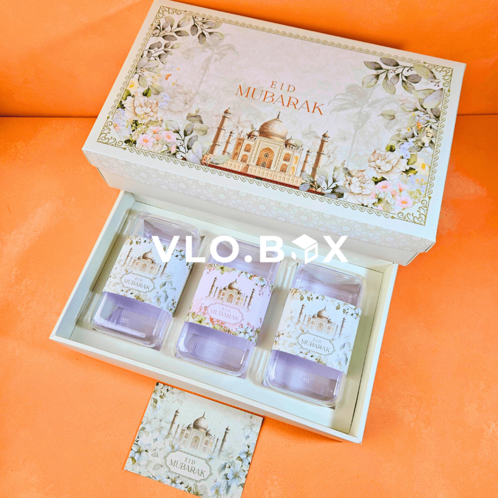 [1 SET] Kotak kue lebaran isi toples jar | packaging hampers idul fitri | box kue lebaran isi kue ke