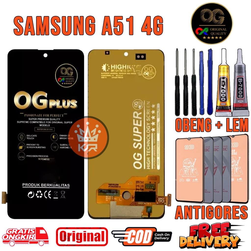 LCD Touchscreen SAMSUNG A51 4G ORI Original OEM Lcd Toucshcreen Fullset