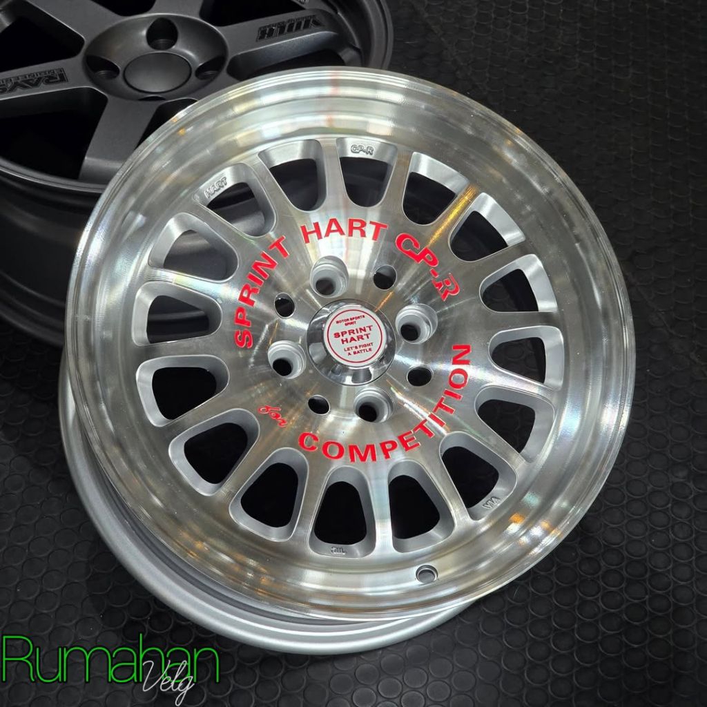 velg sprint hart cp-r ring 15 lebar 6,5 velg mobil ring 15 velg racing r15 velg mobil brio jazz vios