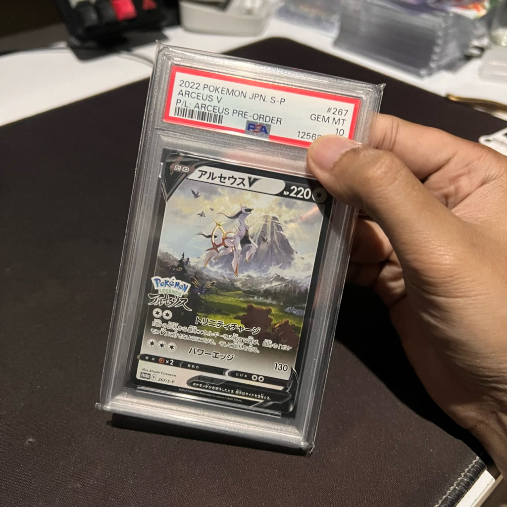 PSA 10 - Arceus V #267 Arceus Pre-Order Promo - Kartu Pokemon (TCG)