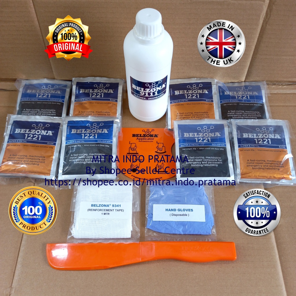 BELZONA 1221 SUPER E-METAL (SET LENGKAP) 100% Jaminan Keaslian dari Belzona Limited - United Kingdom