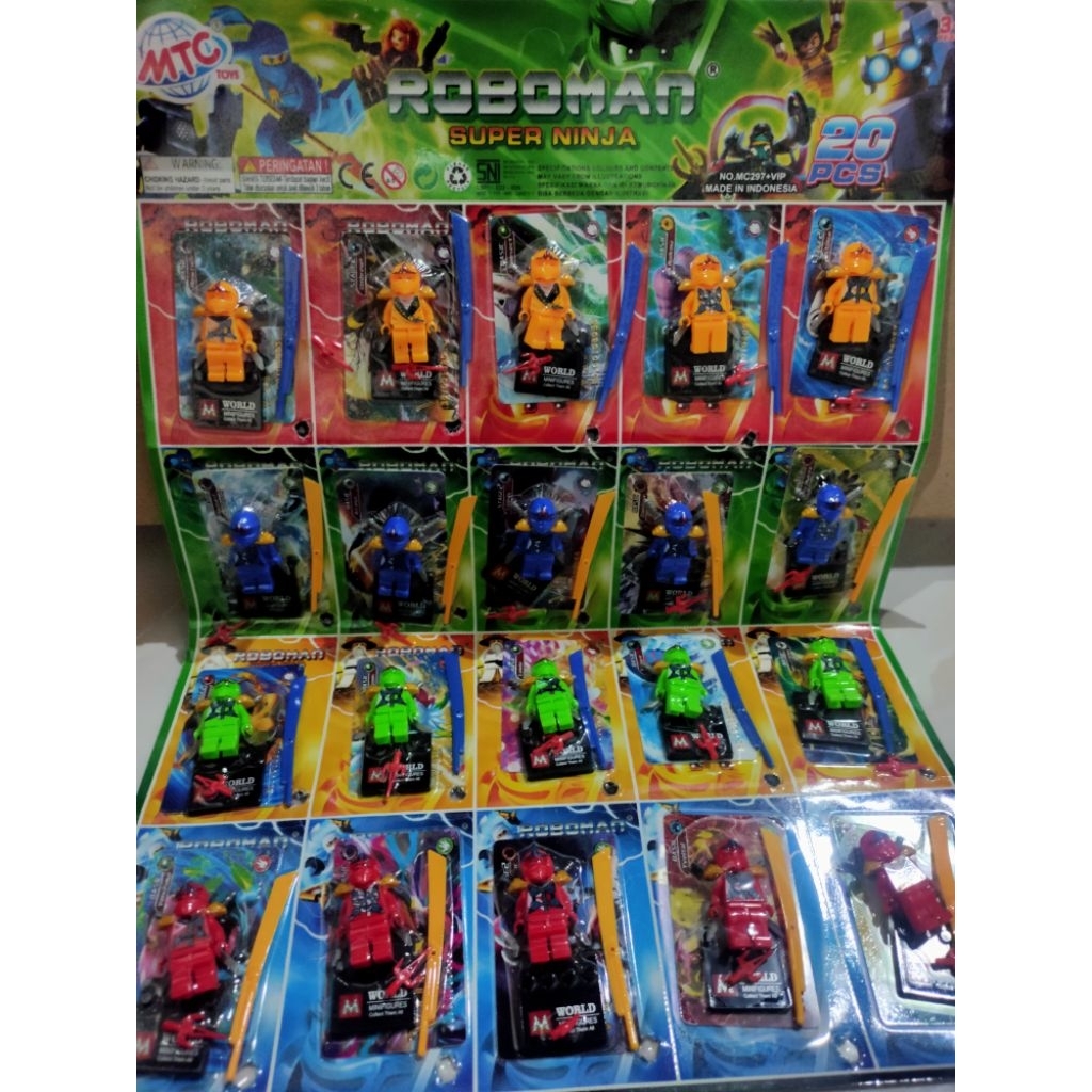 MAINAN LEGO NINJA PLUS KARTU ANAK