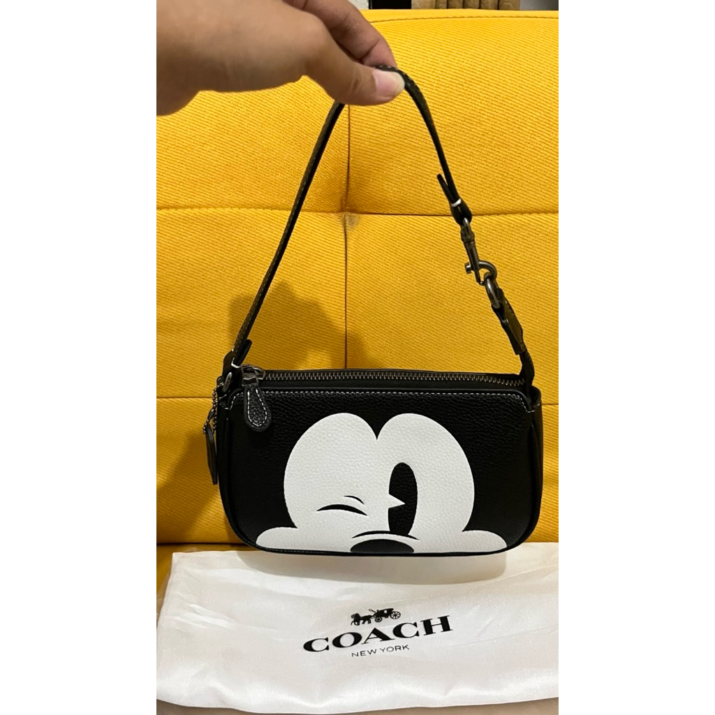 preloved coach nolita disney mickey