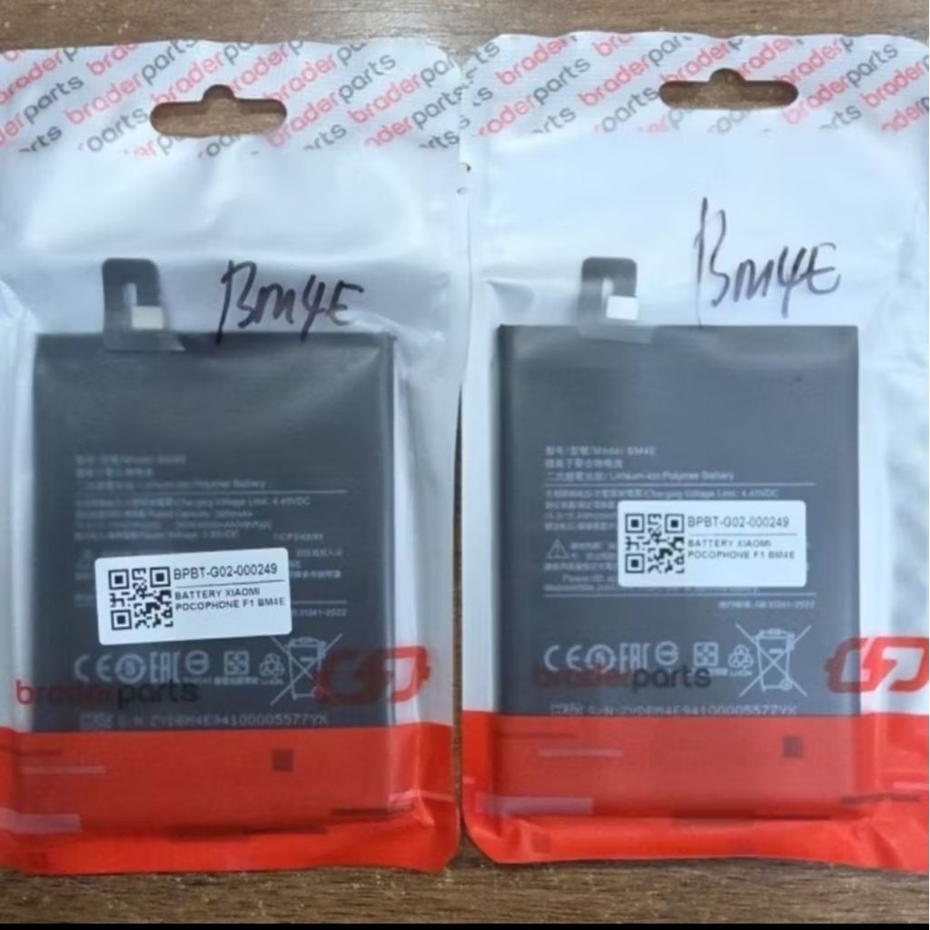 BATTERY XIAOMI POCOPHONE F1/BM4E ORI BRADER PART