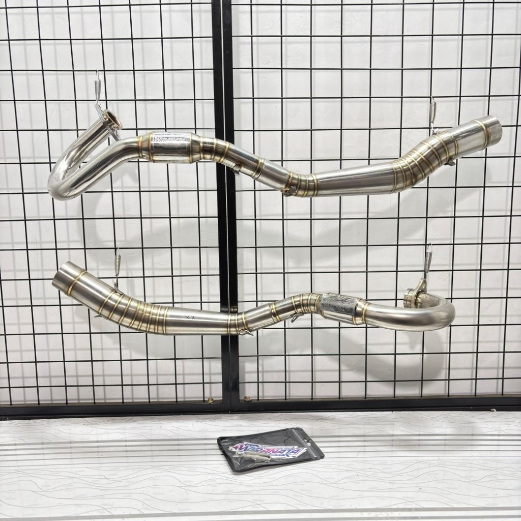 pipa leheran knalpot klx crf dtracker inlet 50 51 mm