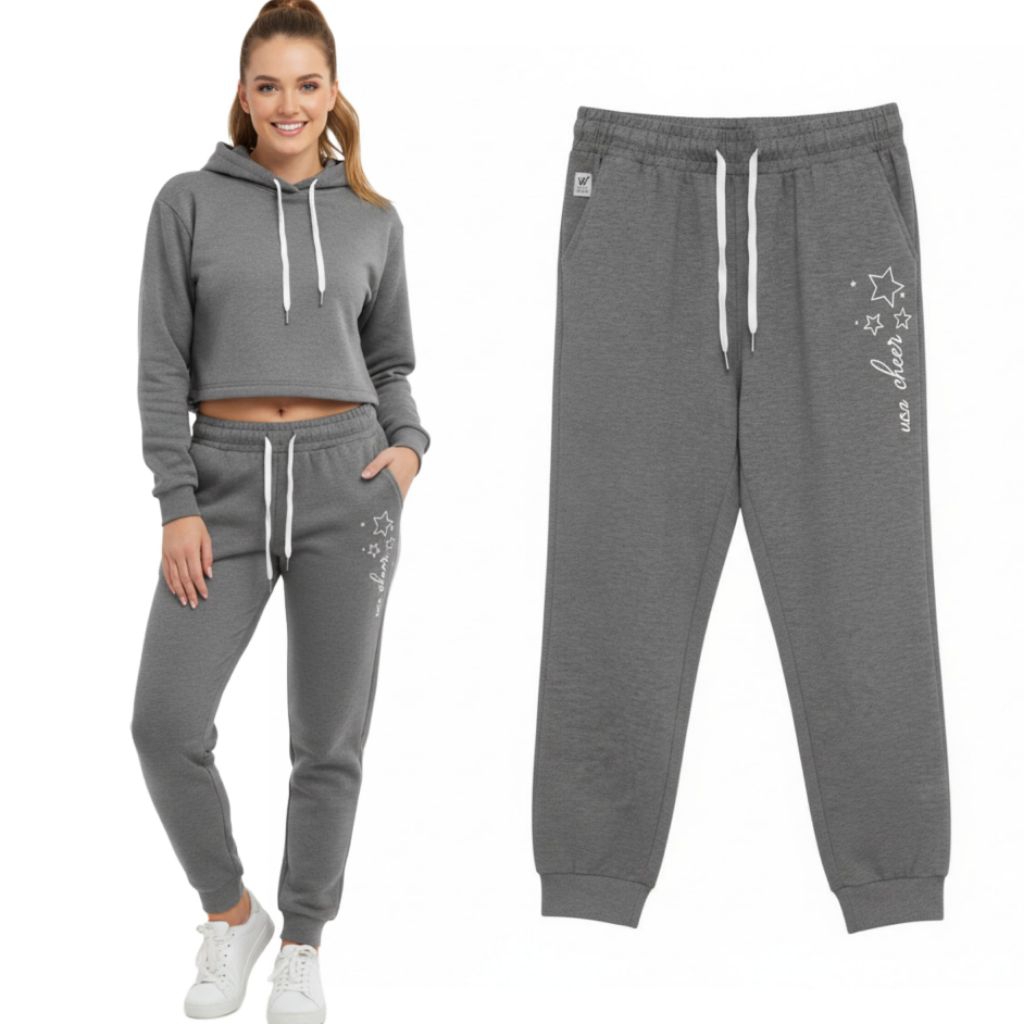 V*RSITI SP*RIT Women Grey Jogger Pants / Jogger wanita original branded / jogger wanita terbaru