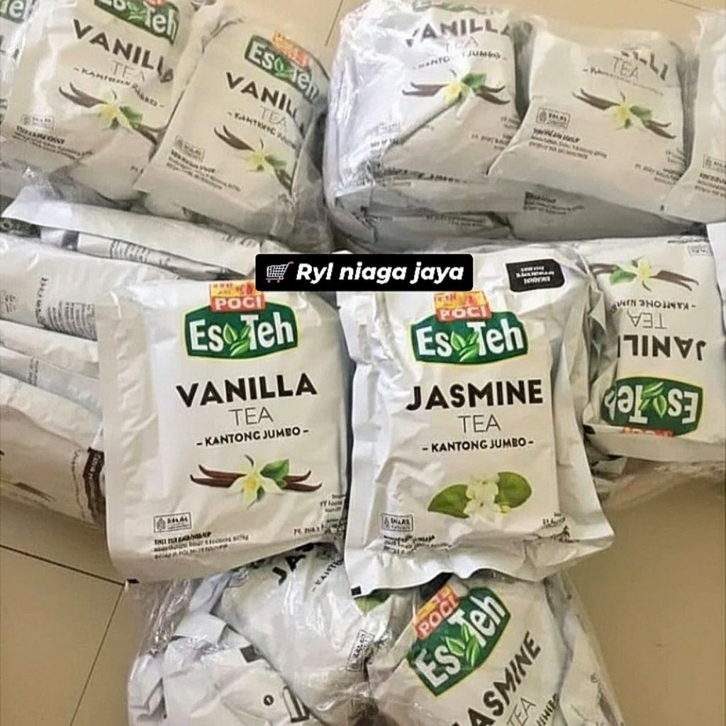 Teh Poci Jumbo JASMINE & VANILLA celup ( 1 BOS isi 10 bungkus) (1 bungkus isi 4 teh jumbo celup)