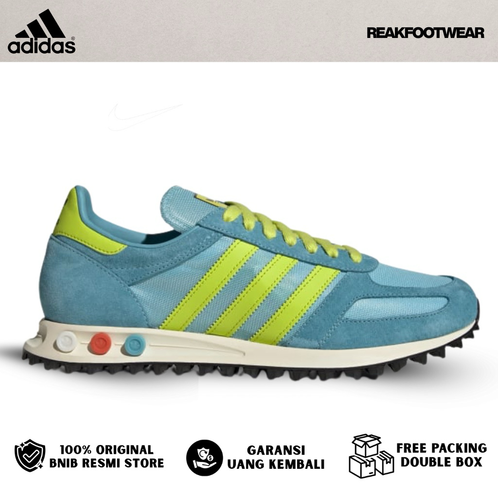 Adidas LA Trainer OG Preloved Blue Semi Solar Yellow 100% Authentic [IH1650]