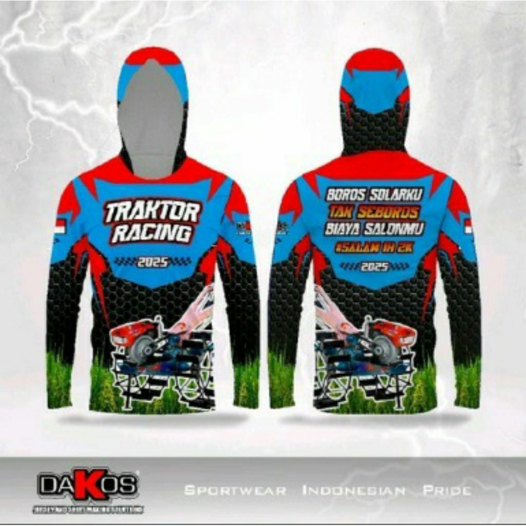 Jersey TRAKTOR RACING//kaos traktor//baju traktor//y pria//pakaian traktor sport