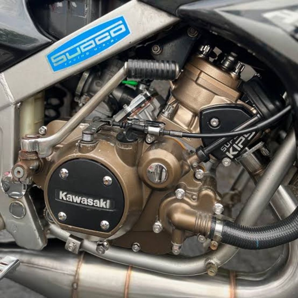 CAT PU WARNA MAGNESIUM ORIGINAL BLOK MESIN KAWASAKI NINJA