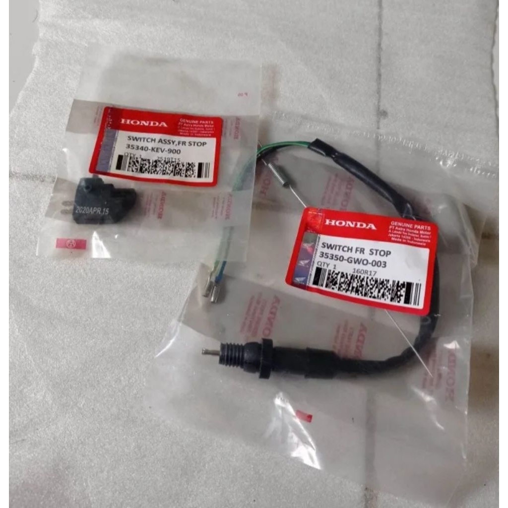 Switch Rem Depan Belakang set Supra x Grand legenda Karisma Revo Kirana Astrea C70 Swit Rem Motor De