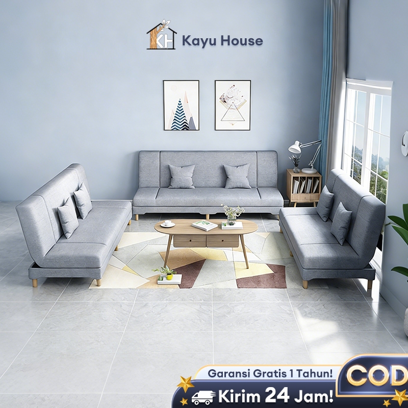Sofa Lipat Sofabed Kasur Lipat Sofa Minimalis Kursi Tamu / Sofa Minimalis Ruang Tamu Kecil
