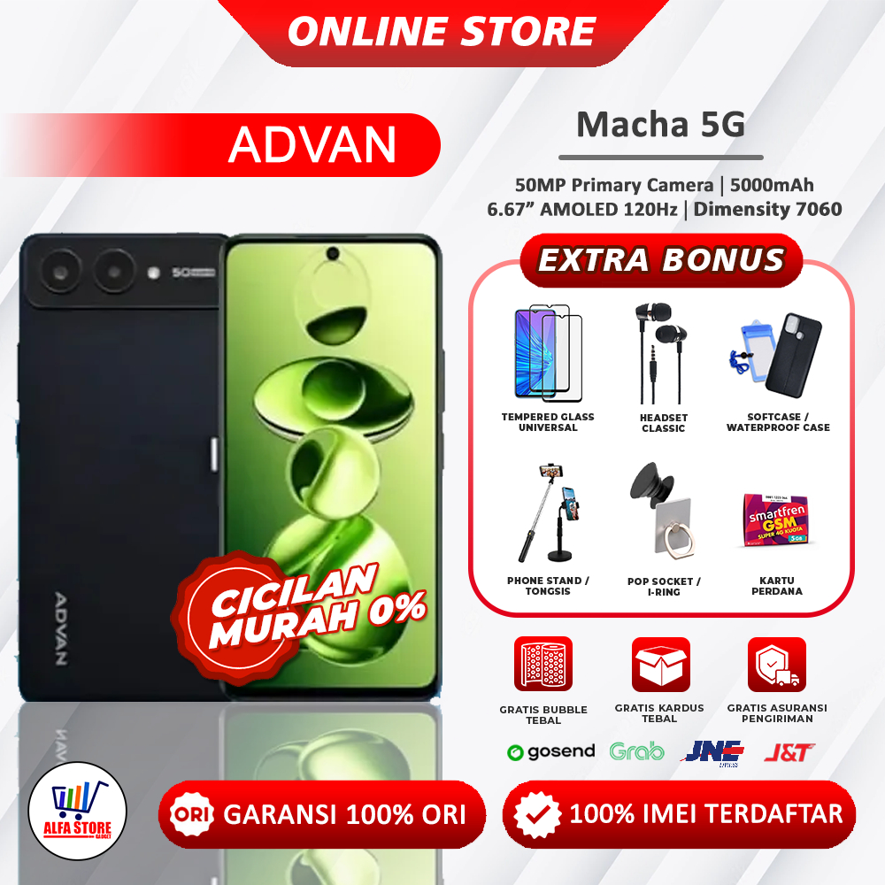 Advan Macha 5G RAM 6/128GB Garansi Resmi
