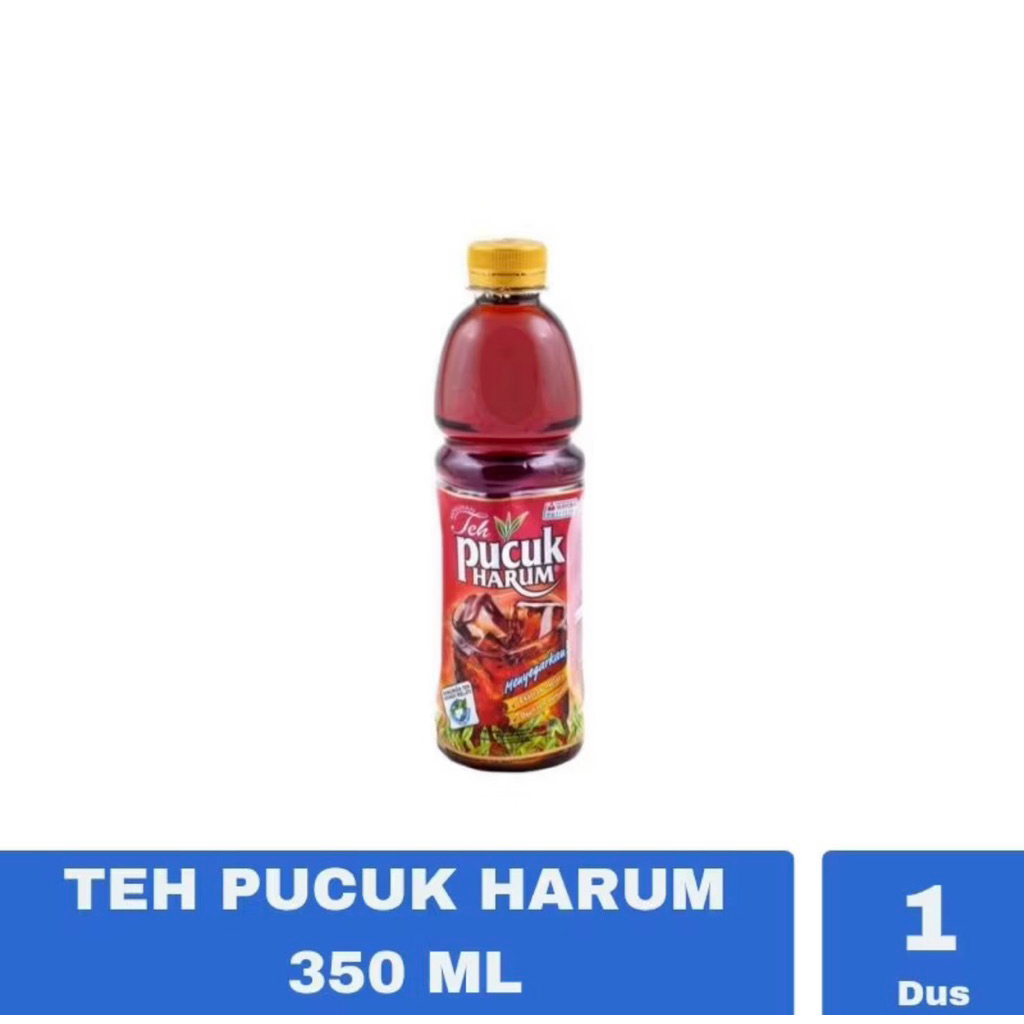 TEH PUCUK HARUM 350 Ml ISI 24 BOTOL (1 DUS) - ORIGINAL 100%