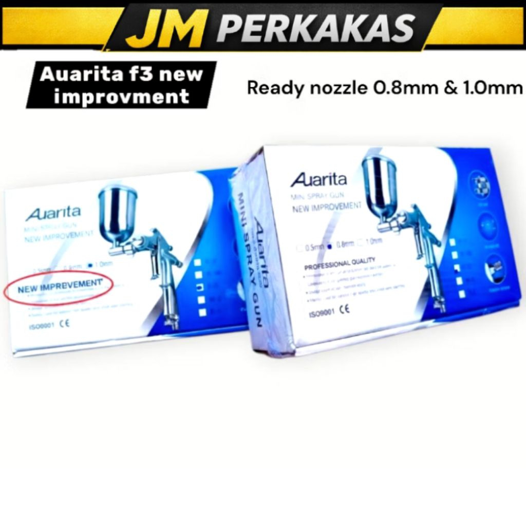 SPRAY GUN AUARITA F3 NEW IMPROVMENT ORIGINAL AUARITA MODIF Std
