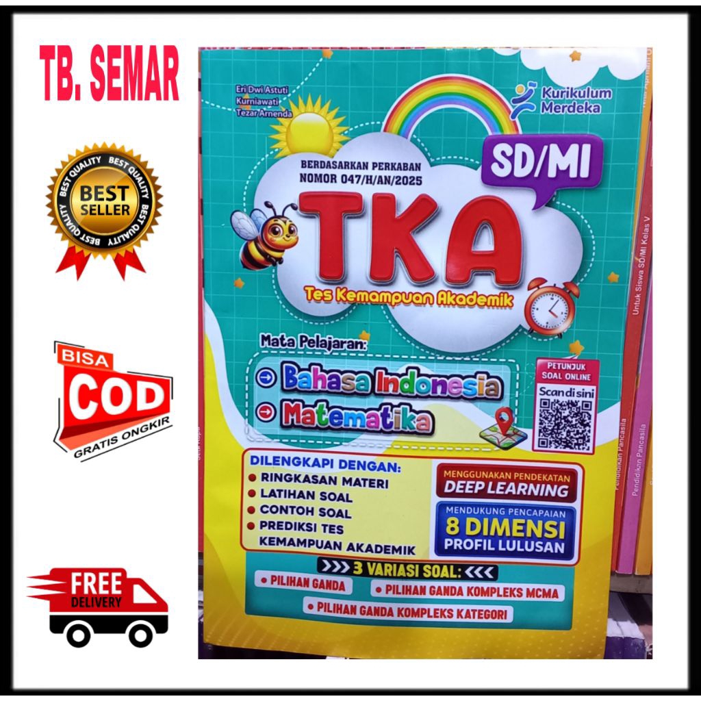 Buku TKA untuk SD Mi kurikulum Merdeka 2025 / 2026 cv putra Nugraha