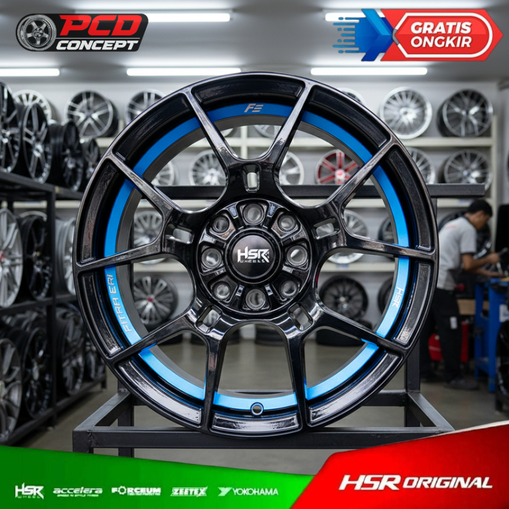VELG MOBIL BYD ATTO 1 RING 16 PCD 4X100 / 4X114 COCOK UNTUK HONDA CITY MOBILIO JAZZ FE06 HSR R16X65 