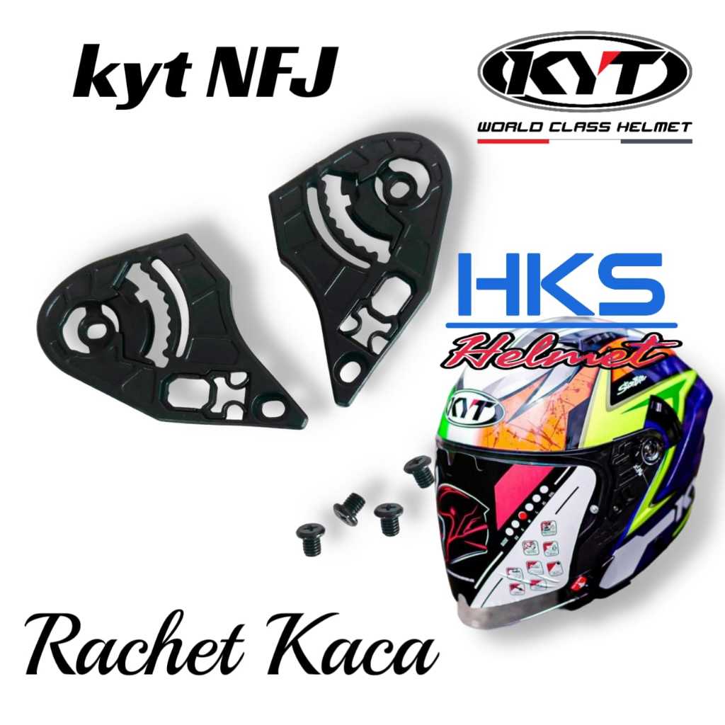 Rachet dudukan kaca Helm KYT NFJ, Rachet Kaca Kyt Nfj All Varian