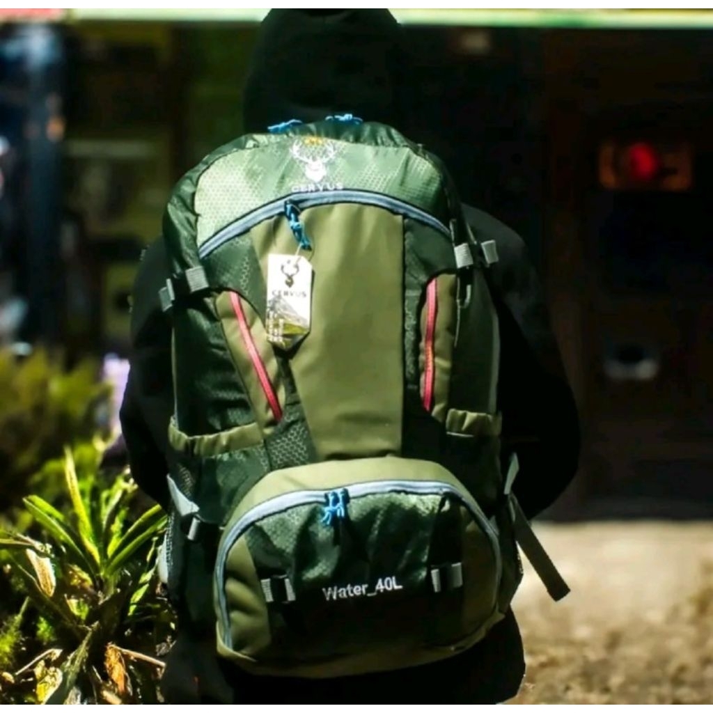 Tas Ransel Gunung Original CERVUS 40Liter Free Rain Cover Tas Hiking Tas Outdoor Tas Camping
