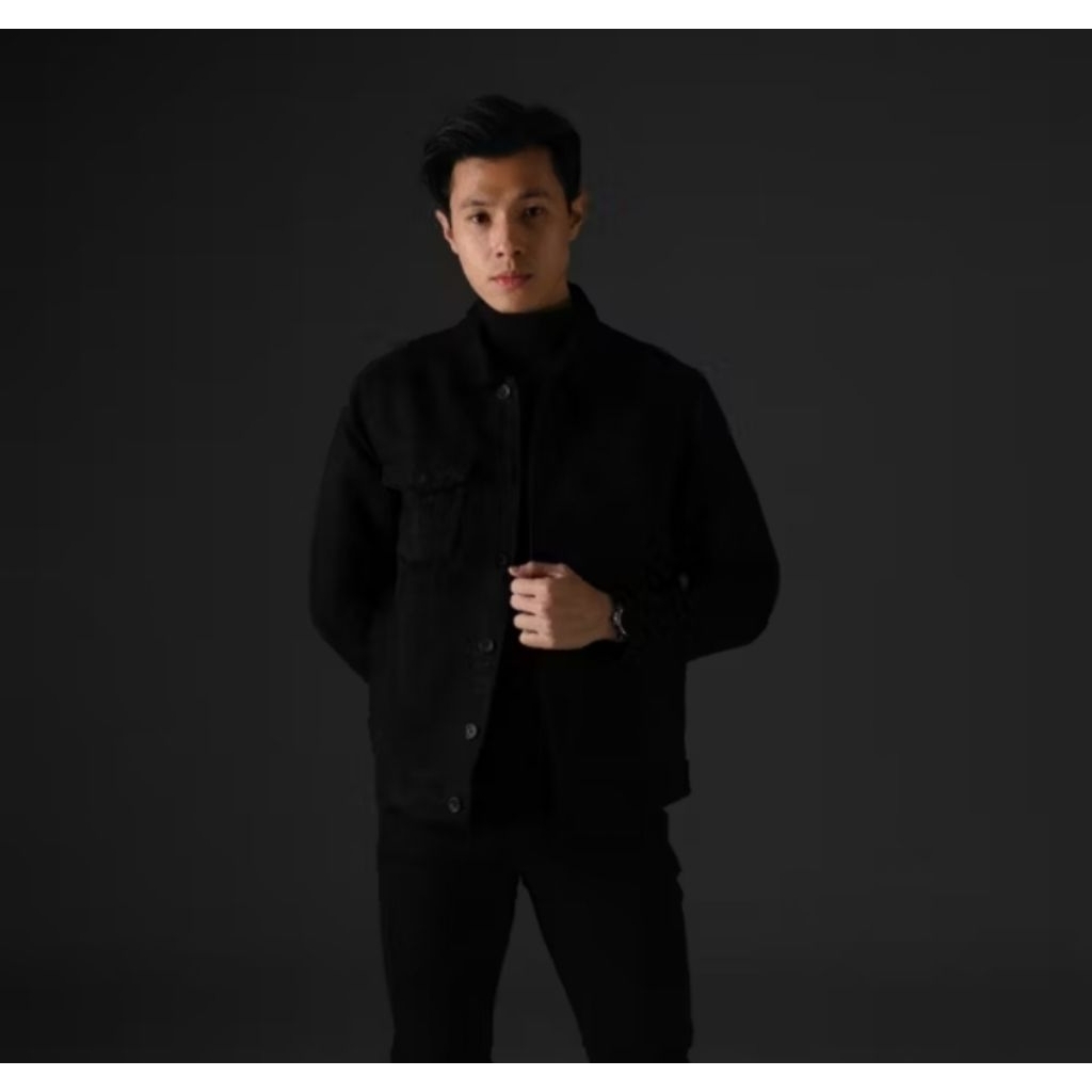 Suede Trucker Jacket (Heymale)