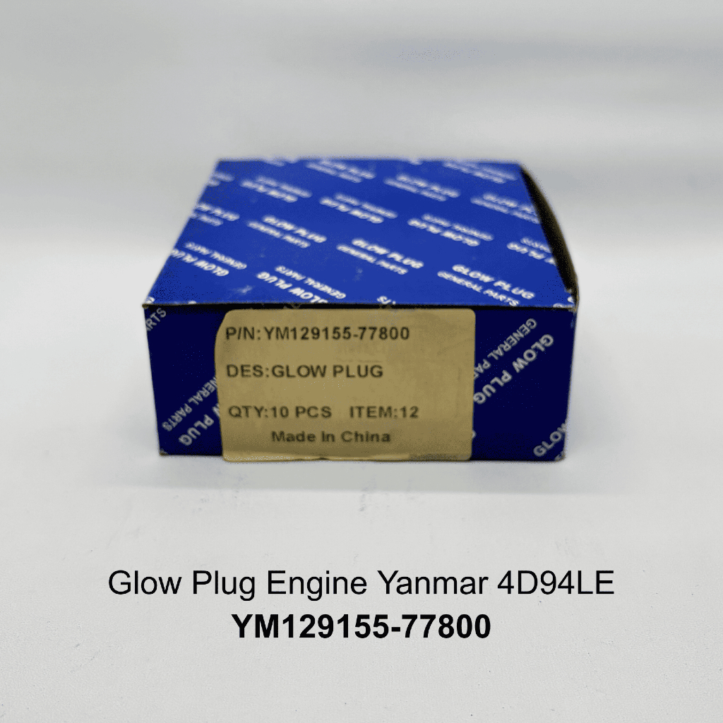 Glow Plug Engine Yanmar 4D94LE | Untuk Forklift Komatsu FD25-16, FD30-16, FD25-17, FD30-17 | Sparepa