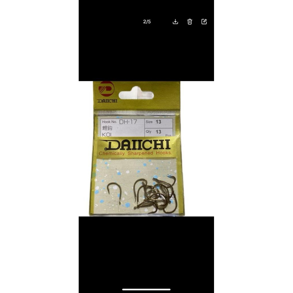 kail daichi dh 17 koi ukuran 13 14 15 16 cocok untuk galatama