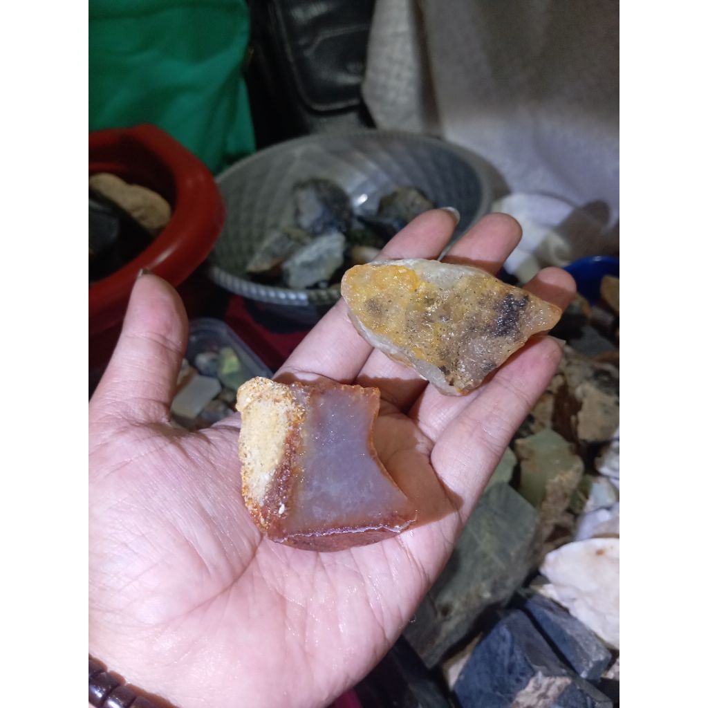 Bahan Batu Akik Anggur Natural Alami