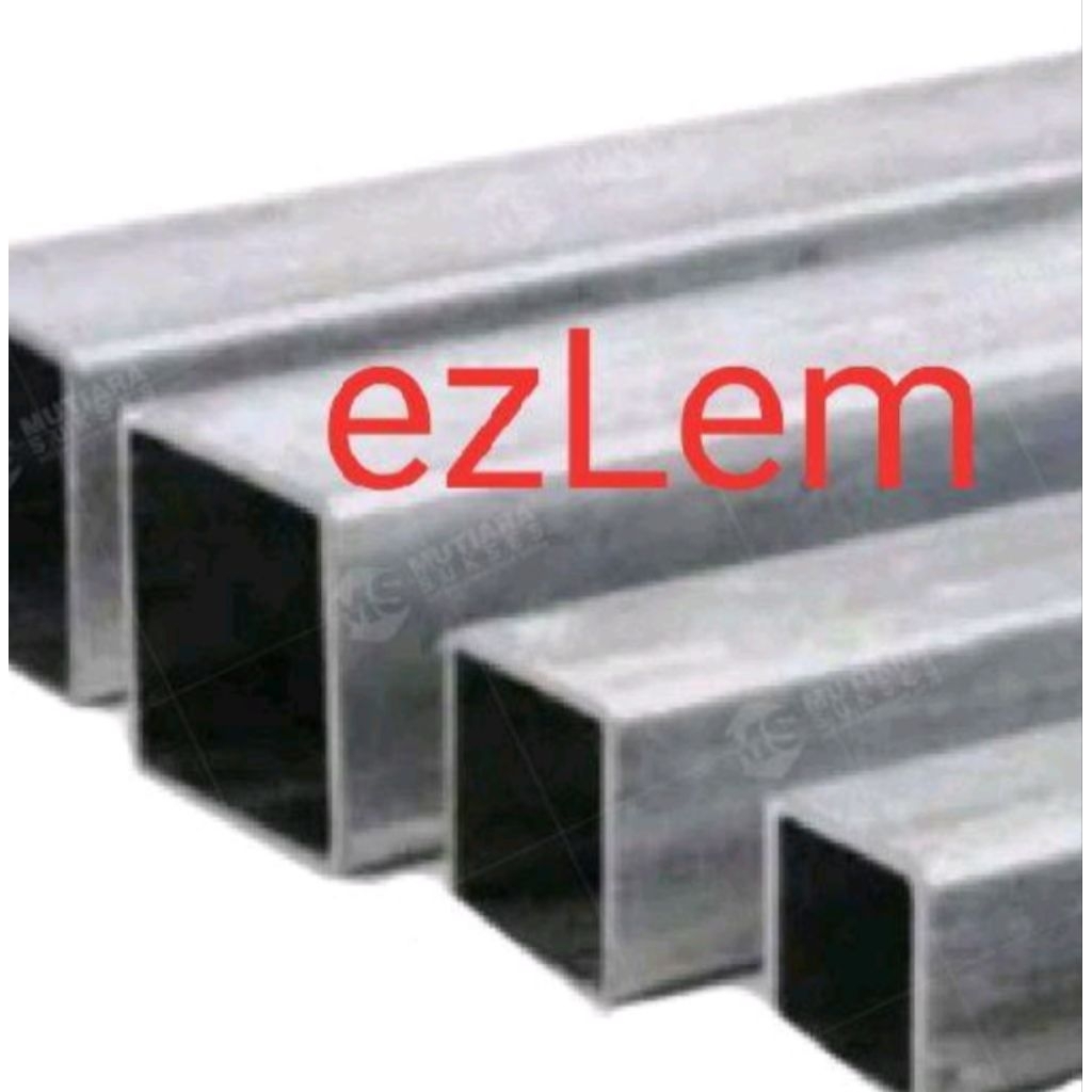 Besi hollow galvanis 40x40 tebal 1.2 mm panjang 1 meter