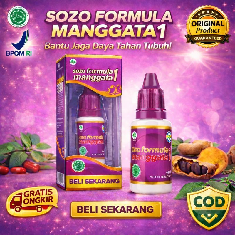 SoMan 1 (Sozo Formula Manggata 1) Jamu Tetes 15ml Herbal Asli 100% Alami