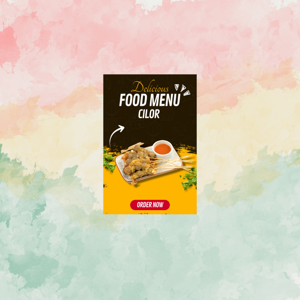 Poster MDF / Hiasan Dinding Wall Decor Kuliner