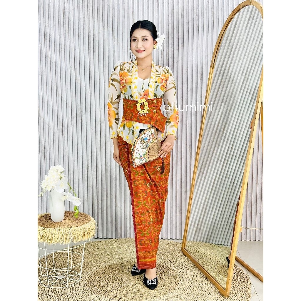 Kebaya jadi lukis/kebaya jadi sifon lukis/kebaya lukis