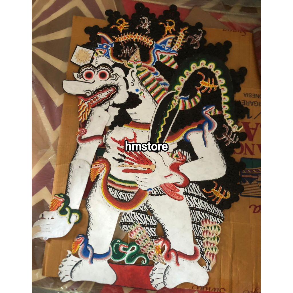 Wayang Kulit Buto Amral Puntadewa Ukuran Jumbo