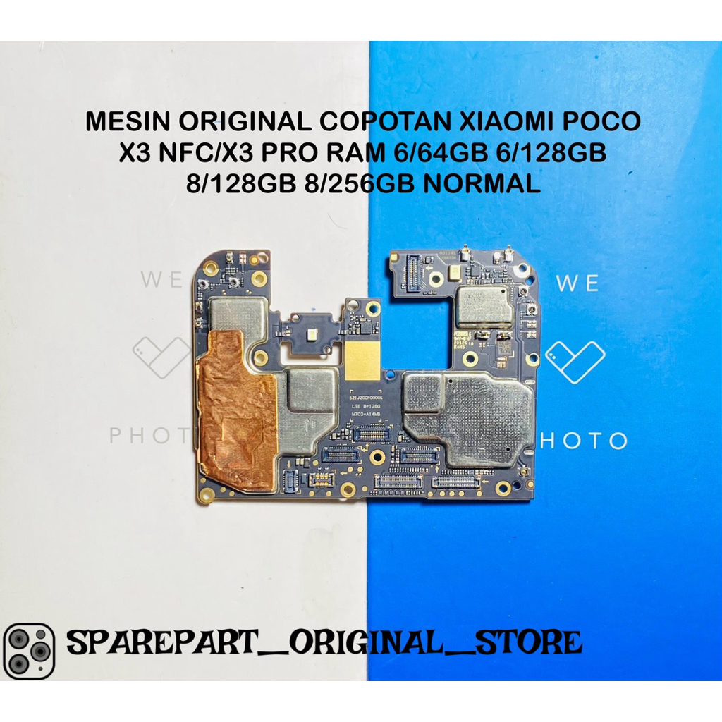 MESIN 100% ORIGINAL COPOTAN XIAOMI REDMI POCO X3 NFC/X3 PRO RAM 6/64GB 6/128GB 8/128GB 8/256GB NORMA
