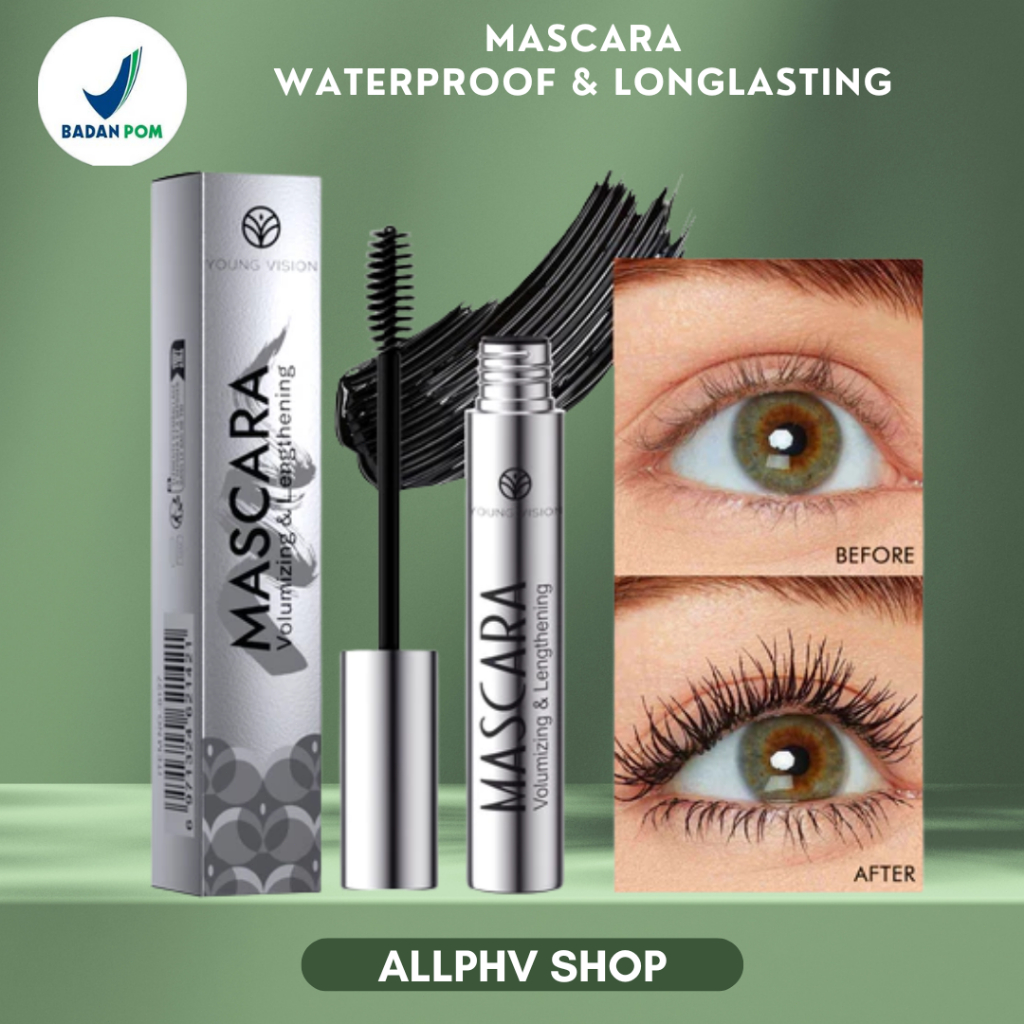 Black Mascara Eyelashes Mascara Silky Eyelashes Lengthening Eyelashes Makeup Waterproof Mascara